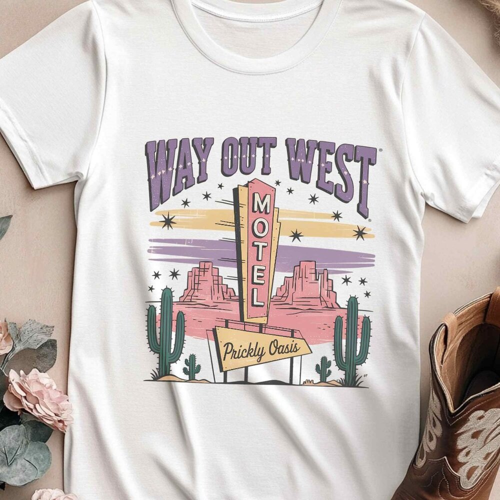 Cowgirl Western Retro White Graphic Tee Vintage Style T-Shirt Trendy Coquette